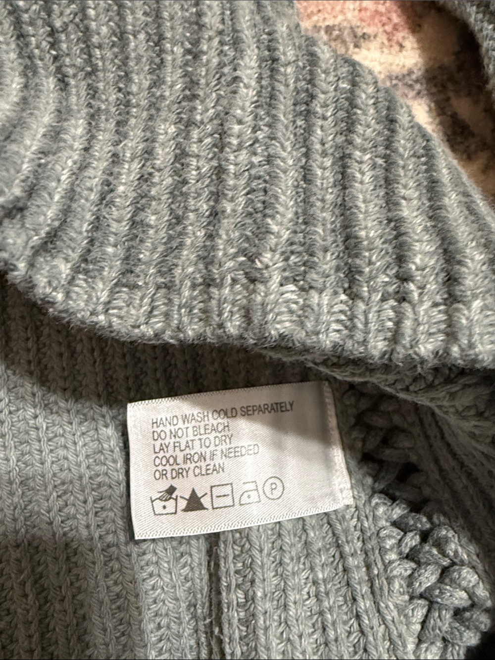 Orvis Ribbed Crewneck Sweater — Sage Green - Picture 4 of 7